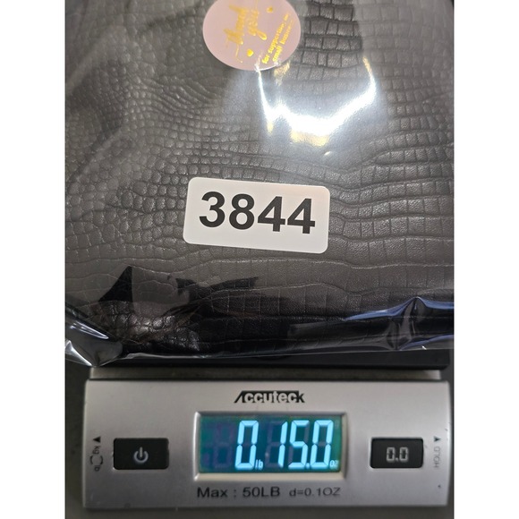 Saguaro Black Genuine Leather Crocodile Embossed Vest Faux Fur Collar‎ Small - Picture 11 of 11